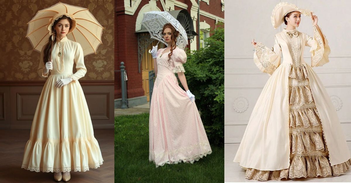 _The Classic Victorian Day Dress