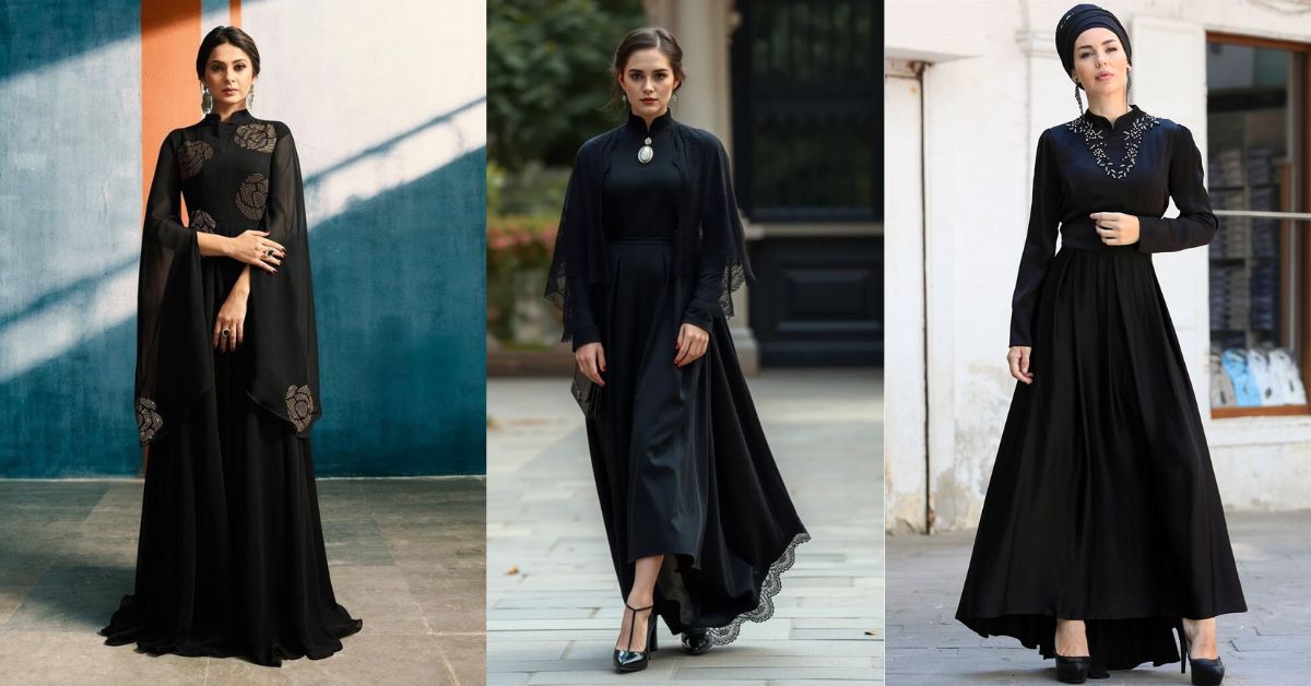 The Elegant Mourning Dress